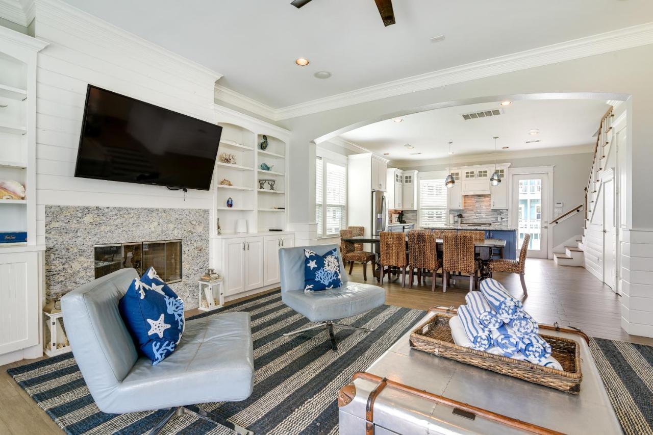 Galveston Beach House With 2 Decks - Walk To Ocean! المظهر الخارجي الصورة